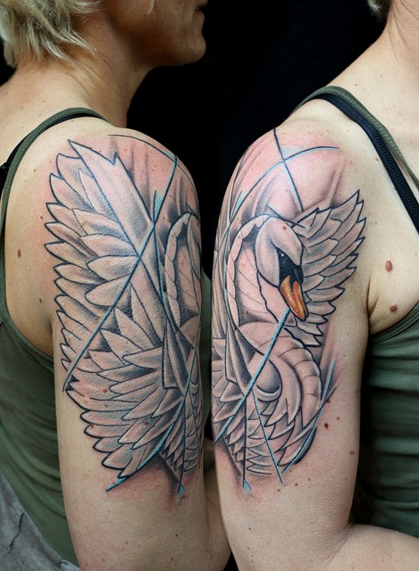 tattoo blackwork shoulder sleeve